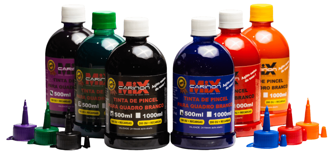 Tinta de pincel para quadro branco 500 ML