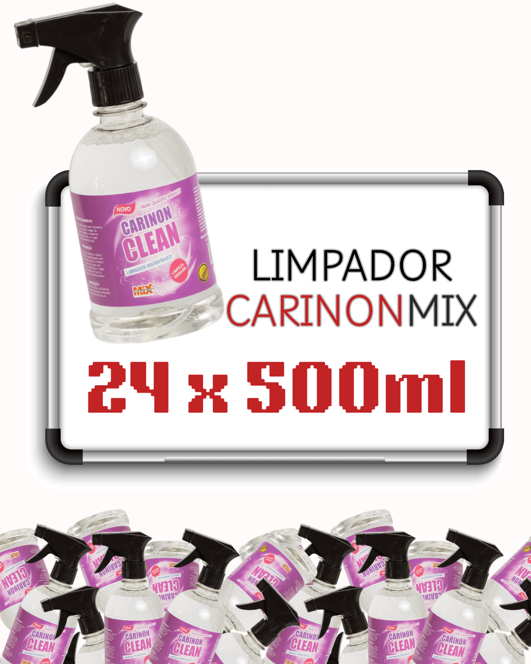 Combo Limpador CarinonMix - 24UN de 500ml
