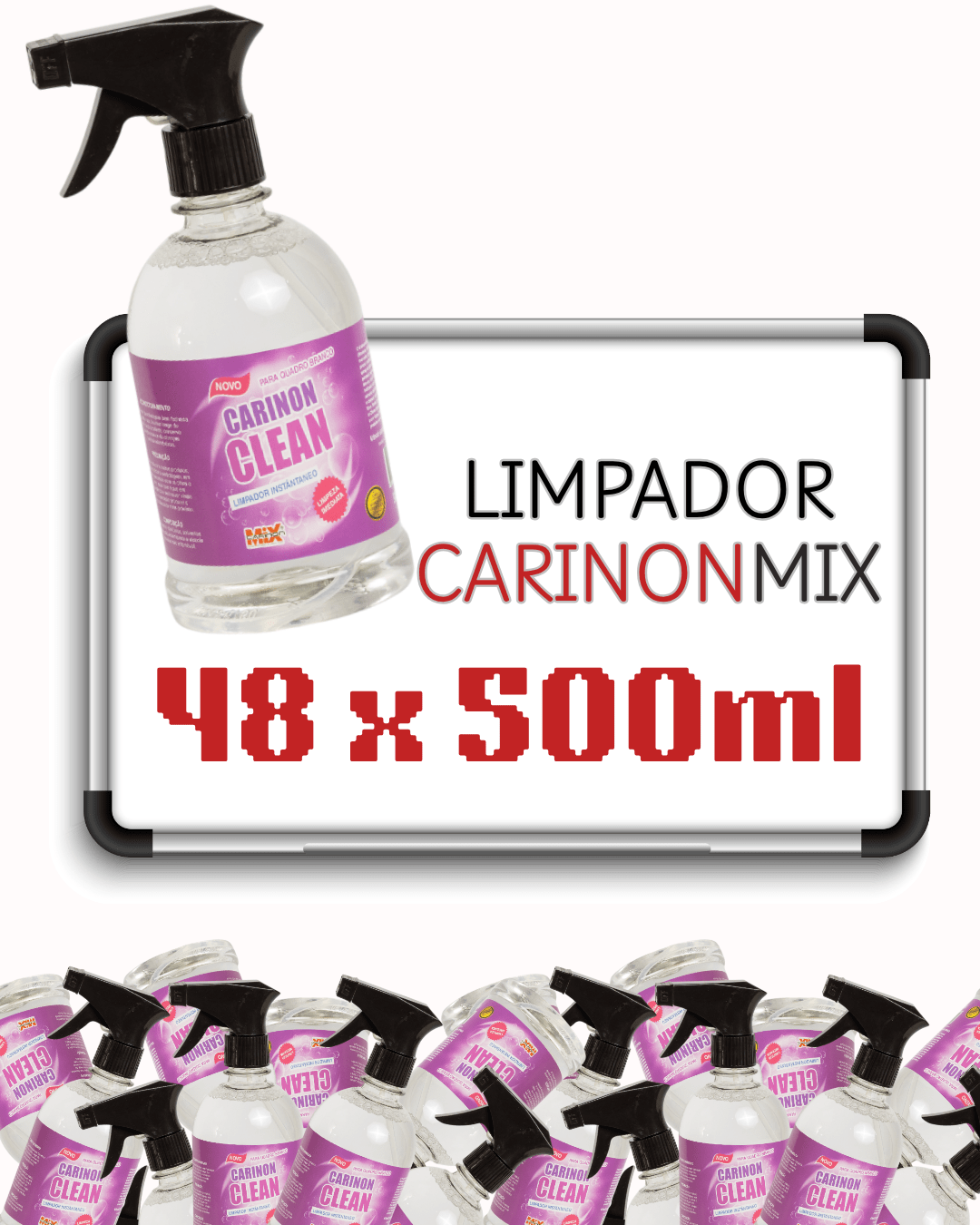 Combo Limpador CarinonMix - 48UN de 500ml