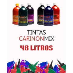 Combo Frascos de Tinta CarinonMix - 48 LITROS Combo Frascos de Tinta CarinonMix - 48 LITROS